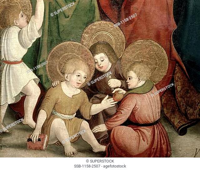 Childhood Of Saint Joachim Detail Swabian School-