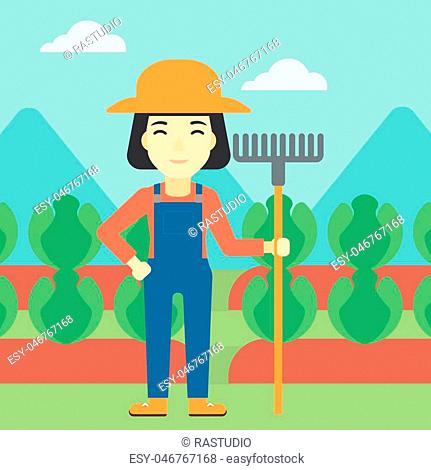 Cartoon farmer girl Stock Photos and Images | agefotostock