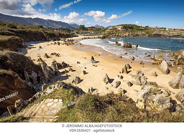 Playa de Toró. Llanes, Cantabrian Sea, Asturias Spain, Europe