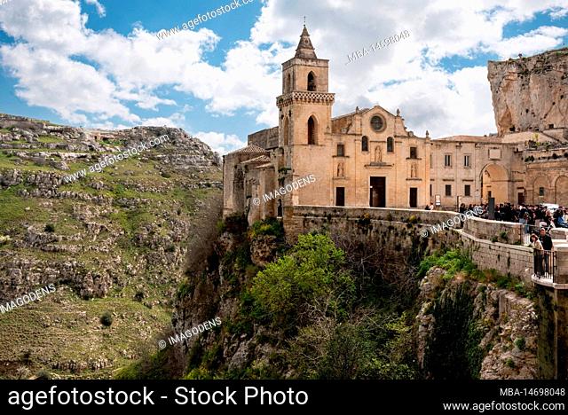 Church of Saint Peter 'Caveoso' in historic downtown Matera, Southern Italy
