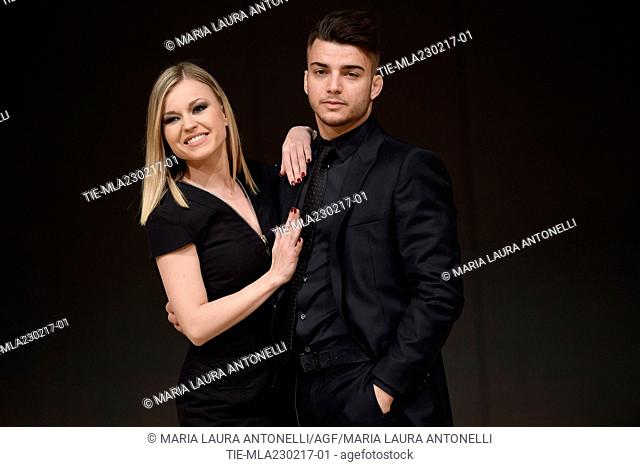 Anastasia Kuzmina and Fabio Basile during the photo call of talent show ' Ballando con le stelle ' Rome, ITALY-23-02-2017