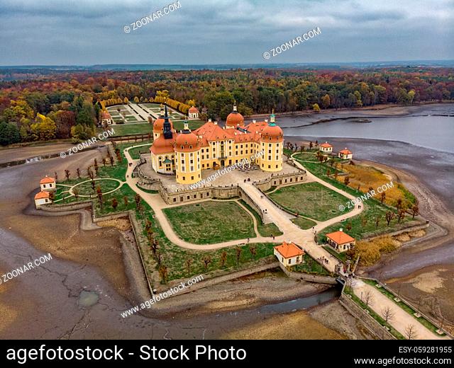 Castle Moritzburg near Dresden Saxony