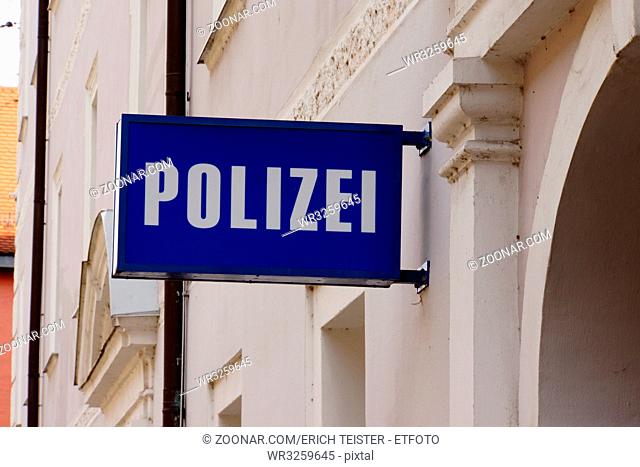 Symbolbild Polizeistation, Landshut, Bayern, Deutschland