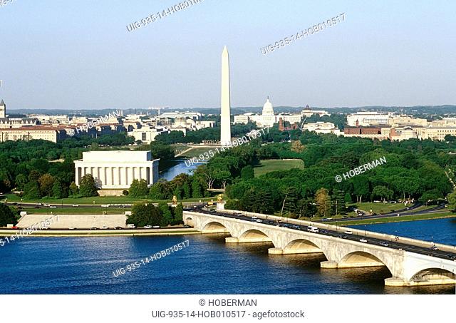 Washington DC aerial, Washington, D.C., North America