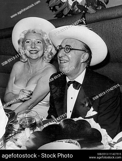 Ed Wynn & Wife. March 07, 1953