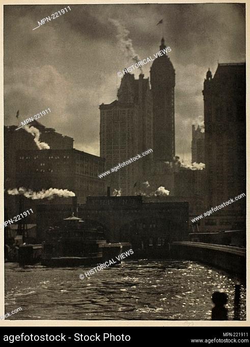 The City of Ambitions - 1910 - Alfred Stieglitz American, 1864-1946 - Artist: Alfred Stieglitz, Origin: United States, Date: 1910, Medium: Photogravure