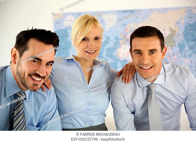 Successful business team portrait