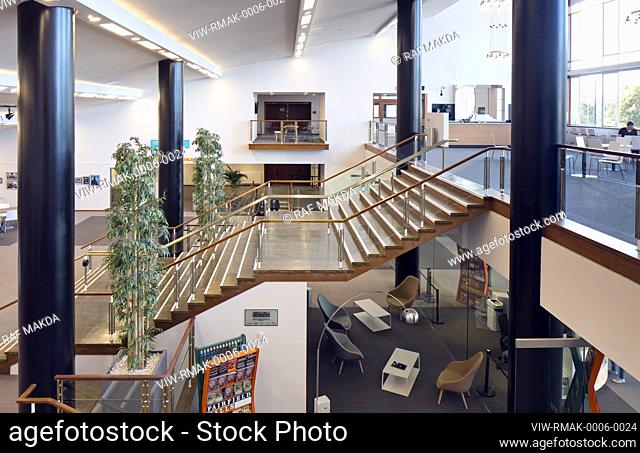 Grand staircase. Fairfield Halls, Croydon, United Kingdom. Architect: MICA Architects, 2019