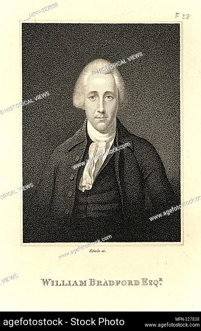 William Bradford Esqr. Lossing, Benson John, 1813-1891 (Author) Edwin, David (1776-1841) (Engraver). Emmet Collection of Manuscripts Etc