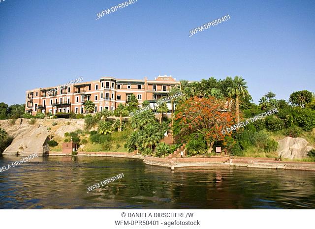 Traditional Hotel Old Cataract at Nile River, Aswan, Egypt