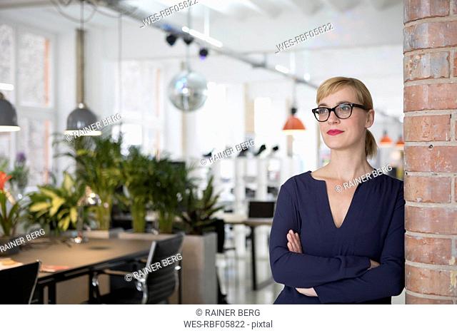 Portrait of a businesswoman in office
