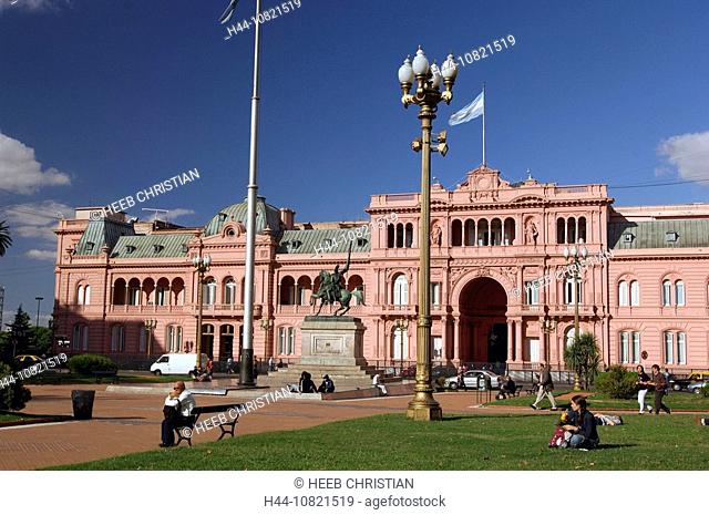 Casa Rosada, Casa de Gobierno, Plaza de Mayo, Centro Centre, Buenos Aires, Argentina, South America