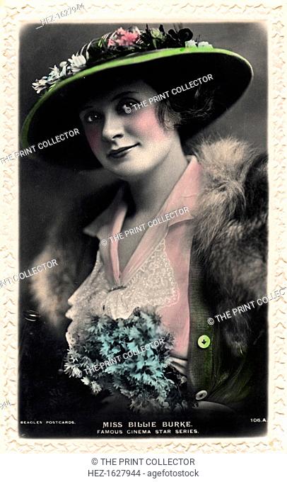 Billie Burke (1886-1970), American actress, early 20th century