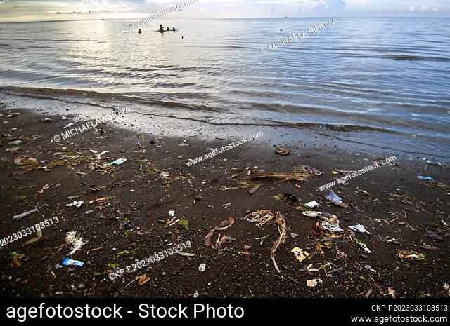 Polluted beaches of the northern part of the island of Bali, March 26, 2023, Lokapaksa, Buleleng, Indonesia. (CTK Photo/Michaela Rihova)