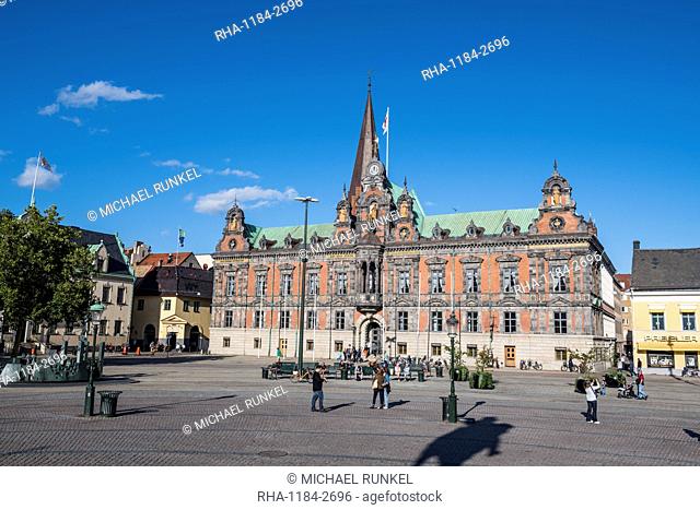 Malmo's old City Hall, Malmo, Sweden, Scandinavia, Europe