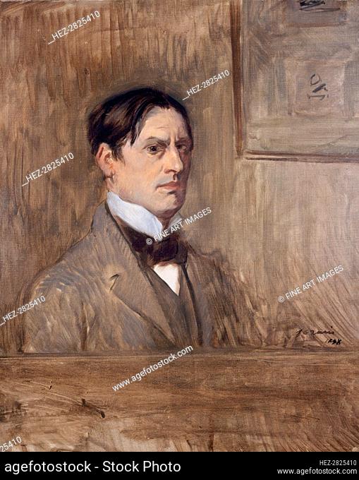 Self-Portrait, 1898. Creator: Forain, Jean-Louis (1852-1931)