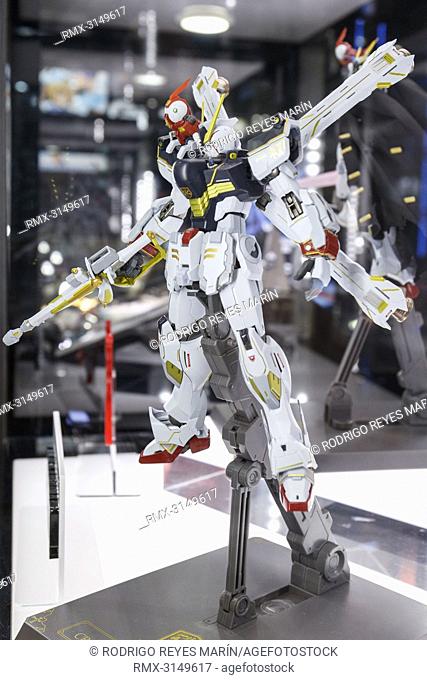 September 29, 2018, Tokyo, Japan - A robot action figure of Metal Build by Bandai on display during the 58th All Japan Model and Hobby Show in Tokyo Big Sight