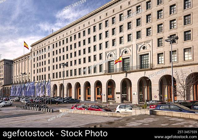 Headquarters of the Ministry of Transports, Mobility and Urban Agenda. Madrid. Spain