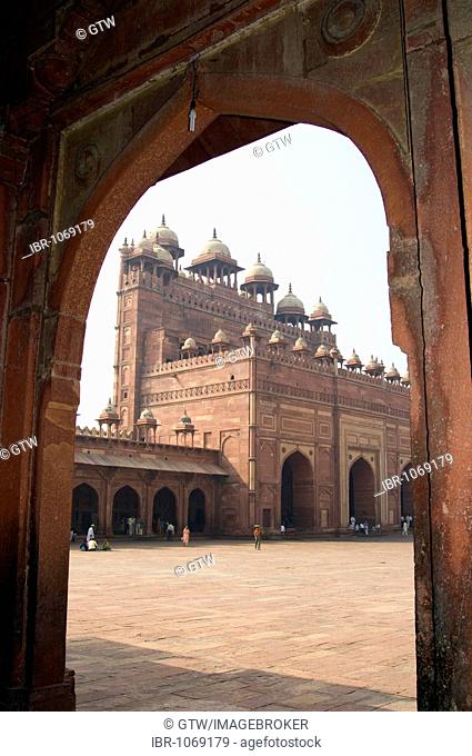 Jama Masjid Mosque, Buland Darwaza Gate, UNESCO World Heritage Site, Fatehpur Sikri, Uttar Pradesh, India, South Asia