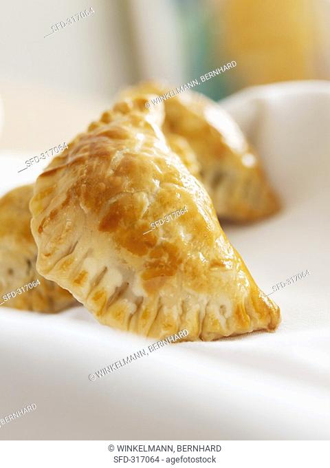 Chard and pine nut pasties