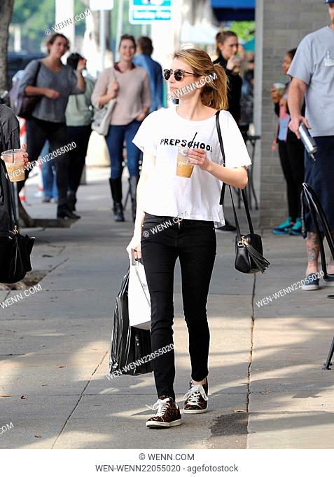 Emma Roberts out shopping with a friend in West Hollywood Featuring: Emma Roberts Where: Los Angeles, California, United States When: 09 Jan 2015 Credit: WENN