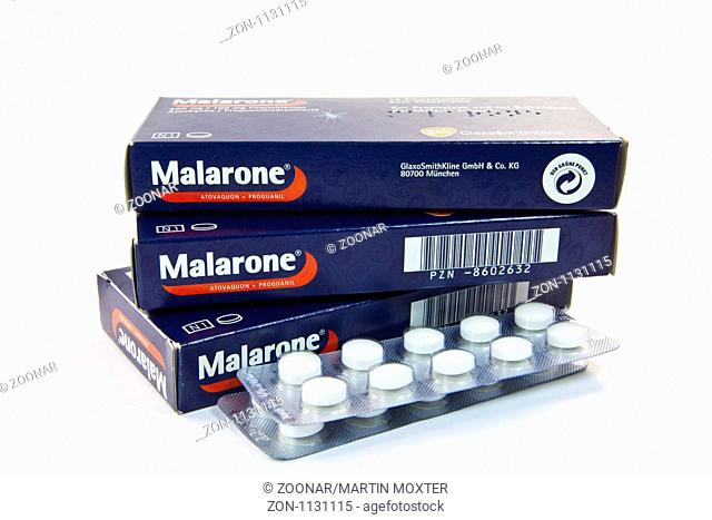 The malaria drug Malerone