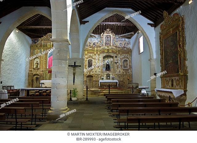 Alter, church Nuestra Senora de Regla in Pajara Fuerteventura, Canary Islands, Spain