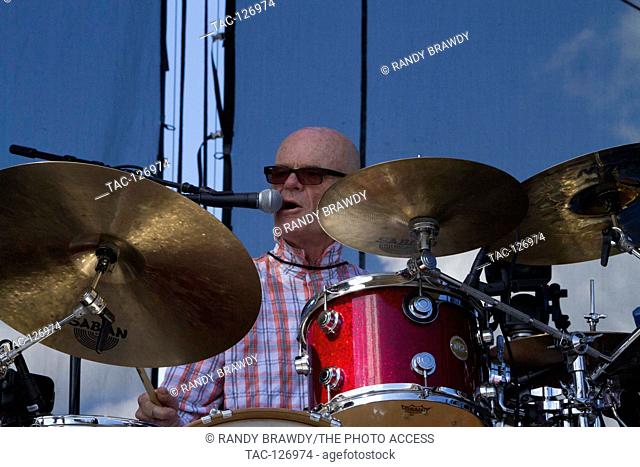 John Molo drummer for Moonalice performing at the Lockn’ Music Festival on September 13th, 2015 at Oak Ridge Farm in Arrington, Virginia