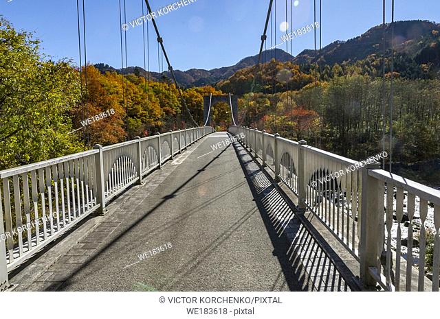 Bridge over Daiya River in Nikko, Japan