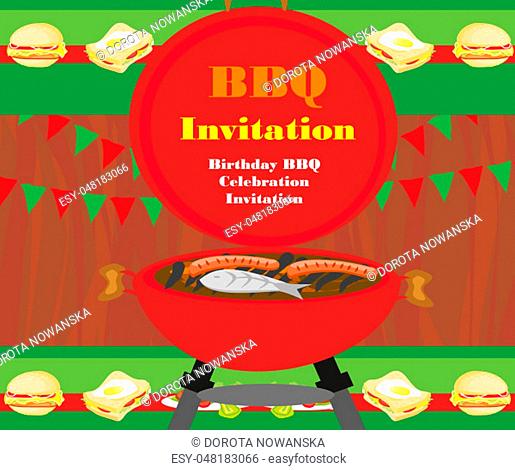 Barbecue Party Invitation
