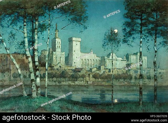 Foweraker Albert Moulton - the Papal Palace - British School - 19th Century