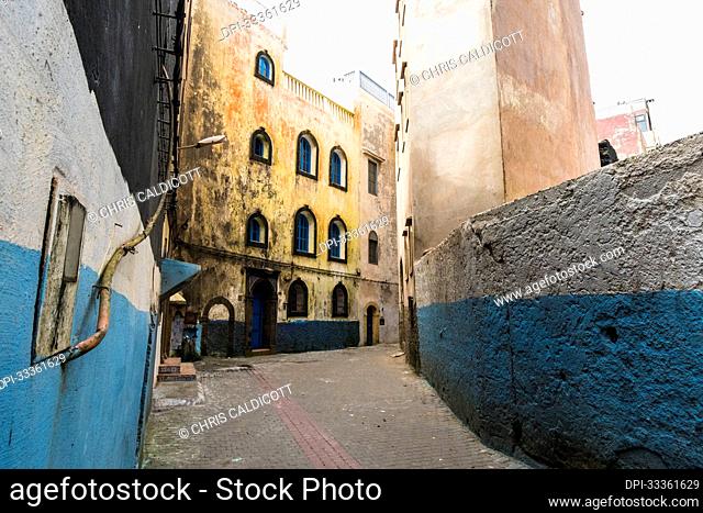 Backstreet of the medina of Skala de la Kasbah; Essaouira, Morocco