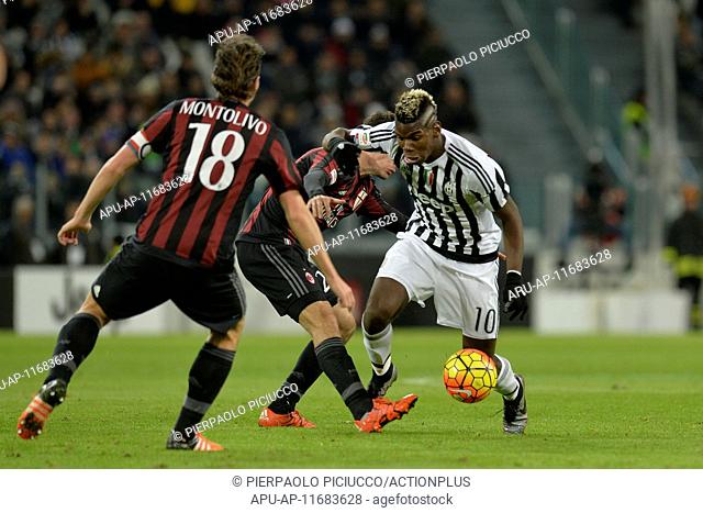 2015 Serie A Football Juventus v AC Milan Nov 21st. 21.11.2015. Turin, Italy. Serie A Football. Juventus versus AC Milan