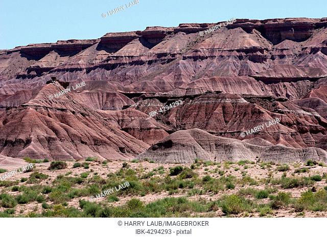 Red rock, rock formations, erosion, US Highway 89, at Cameron, Arizona, USA