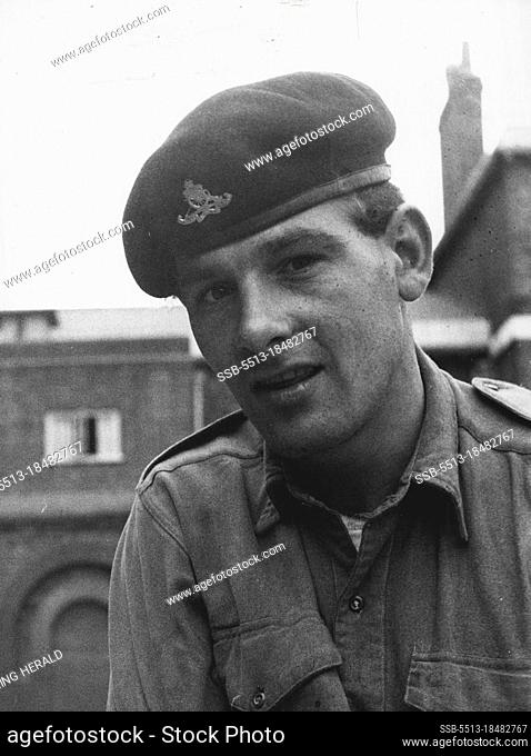 Gunner Cyril Knight; ""After the first six months I've just been killing time. August 08, 1955
