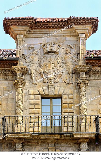 Spain, Asturias, Aviles, Palace of the marques of Camposagrado