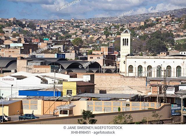 View of city from Museo Historico de la Republica former Presidential Palace, Tegucigalpa, Honduras