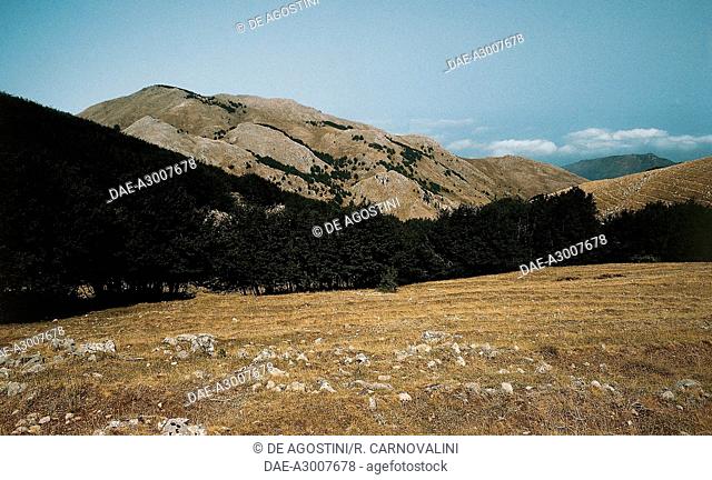 Monte Castellaro seen from Cozzo Morto, Madonie Regional Park, Sicily, Italy