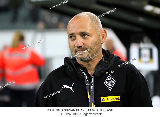 Borussia Monchengladbach, Germany September 19, 2019: EL - 19/20 - Bor, Borussia Monchengladbach. Wolfberger AC co-coach Oliver Neuville (Borussia...