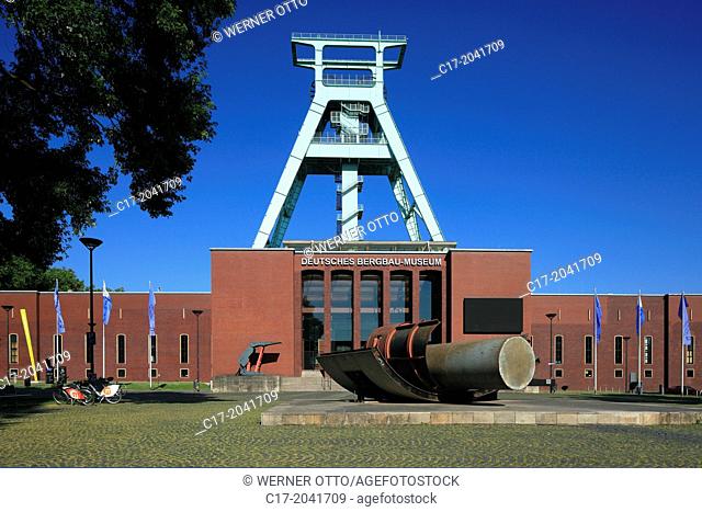 Germany, Bochum, Ruhr area, Westphalia, North Rhine-Westphalia, NRW, German Mining Museum, history and technology of mining and metallurgy, hard coal mining