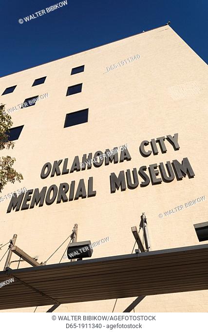 USA, Oklahoma, Oklahoma City, Oklahoma City National Memorial to the victims of the Alfred P  Murrah Federal Building Bombing on April 19, 1995, museum building