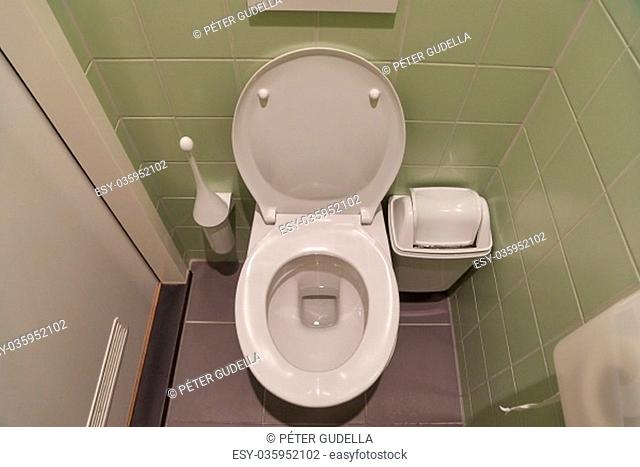 Toilet in a public building