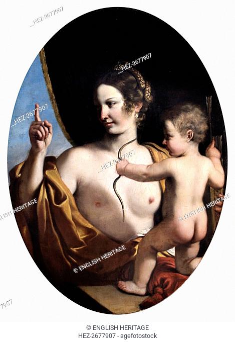 'Venus and Cupid', 1630. Artist: Guercino