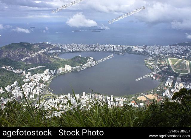 Modern city panoramic view, Rio de Janeiro, Brazil, South America