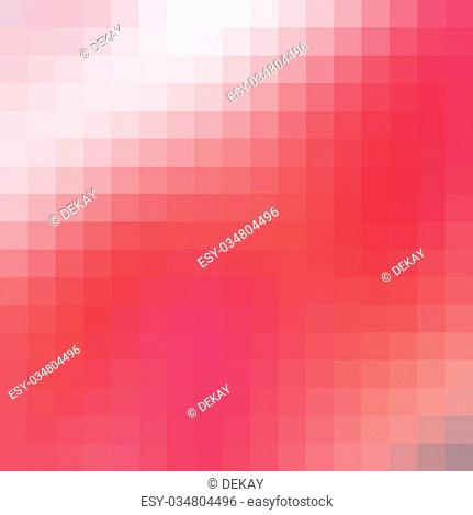 Abstract smooth mosaic tile pink background for any design, square format