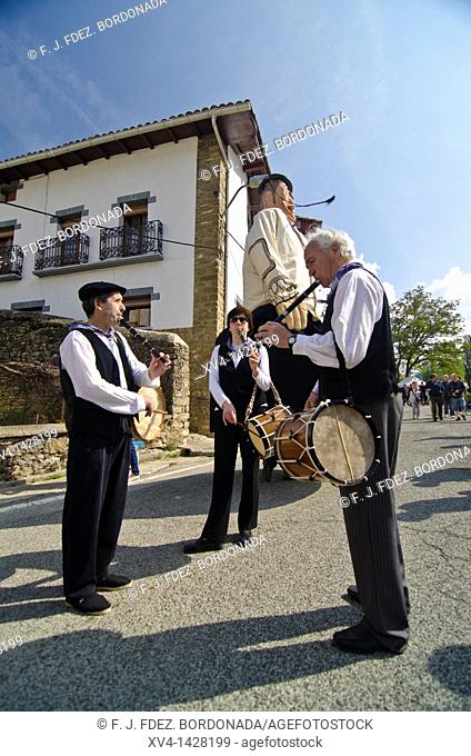 The Rafters Day in Burgui  Navarre, Spain  To commemorate and pay tribute to the rafters of the Roncal, Salazar and Aézkoa valleys a 'Rafters' Day' was...