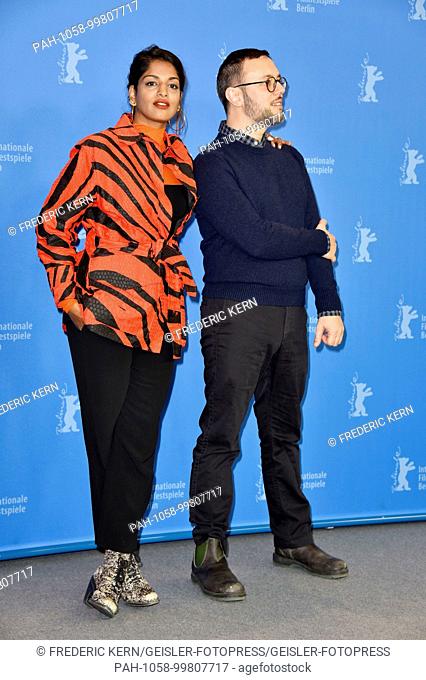 Maya Arulpragasam and Steve Loveridge during the 'Matangi / Maya /M.I.A.' photocall at the 68th Berlin International Film Festival / Berlinale 2018 on February...
