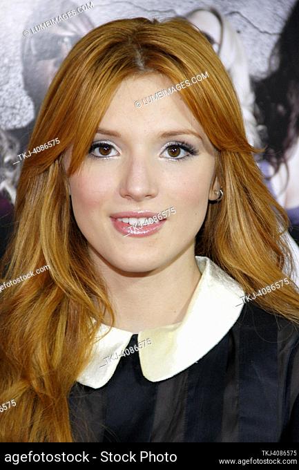 Bella Thorne at the Los Angeles premiere of 'Pitch Perfect' held at the ArcLight Cinemas in Hollywood, USA on September 24, 2012