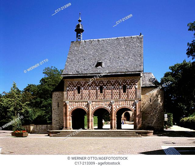 Germany, Lorsch, Hesse, Benedictine Monastery, Carolingian Königshalle
