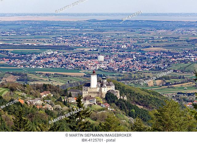 Forchtenstein Castle, Mattersburg and Lake Neusiedl, Northern Burgenland, Burgenland, Austria